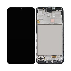 Touch+Display+Frame Samsung Galaxy A18 4G/A185 Service Pack Preto